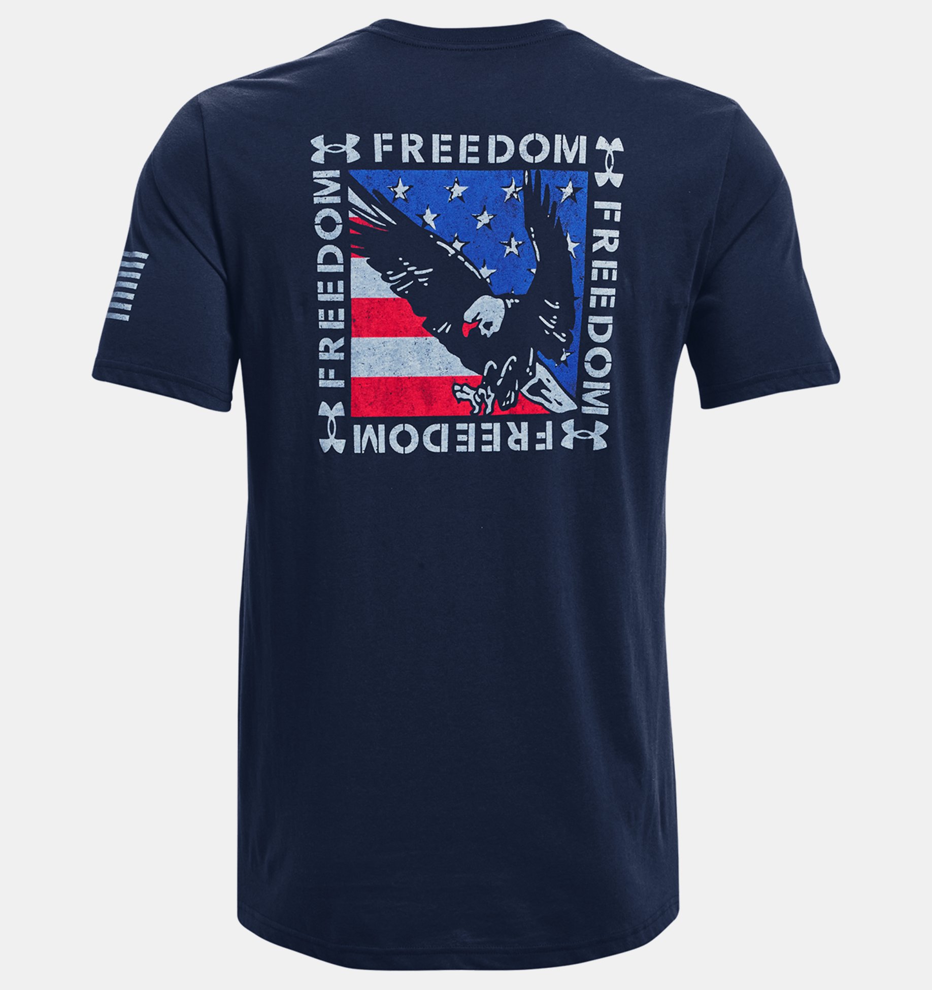 Under Armour Mens UA New Freedom Eagle Short Sleeve Graphic T-Shirt SS Tee 